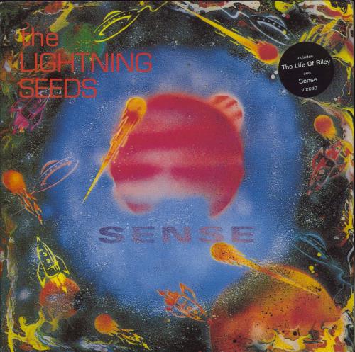 The Lightning Seeds Sense vinyl LP album (LP record) UK SEELPSE803305