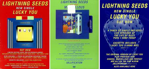 The Lightning Seeds Set Of Counter Displays display UK SEEDISE425311