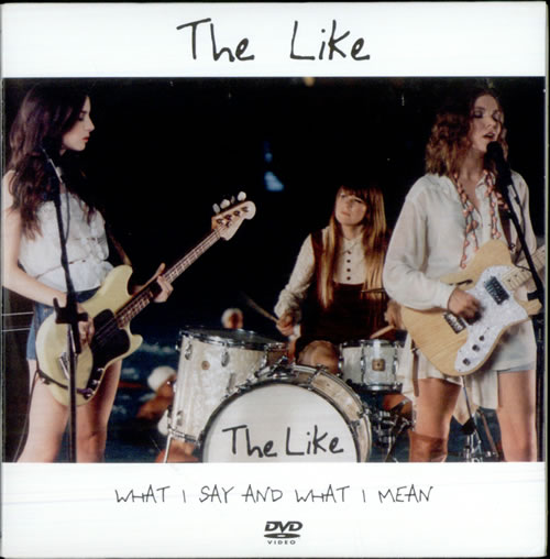 The Like What I Say And What I Mean DVD Single US UQJDSWH515622