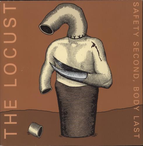 The Locust Safety Second, Body Last - Grey Marble Vinyl 12" vinyl single (12 inch record / Maxi-single) US W0912SA866165