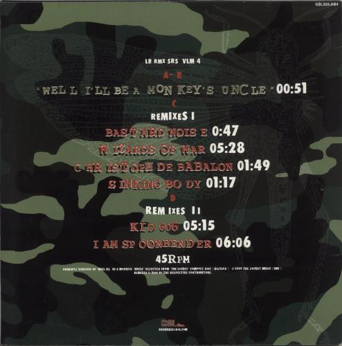 The Locust Well I'll Be A Monkey's Uncle - Black Vinyl & Orange Vinyl 12" vinyl single (12 inch record / Maxi-single) US W0912WE866177