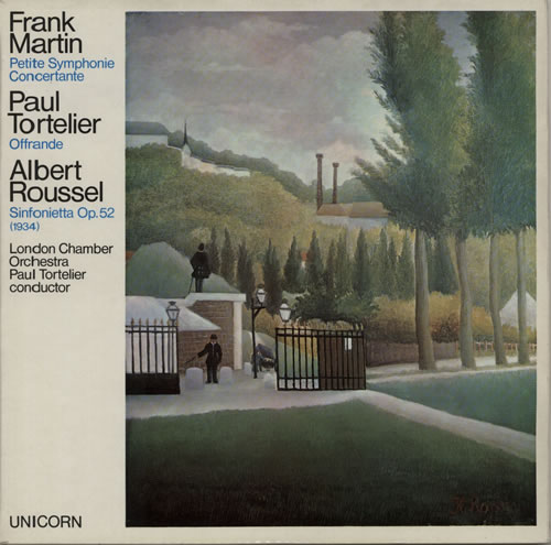 The London Chamber Orchestra Martin: Petite Symphonie, Concertante / Tortelier: Offrande / Roussel: Sinfonietta vinyl LP album (LP record) UK V9SLPMA639755