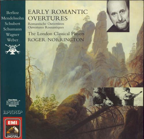 The London Classical Players Early Romantic Overtures vinyl LP album (LP record) German 37GLPEA780351