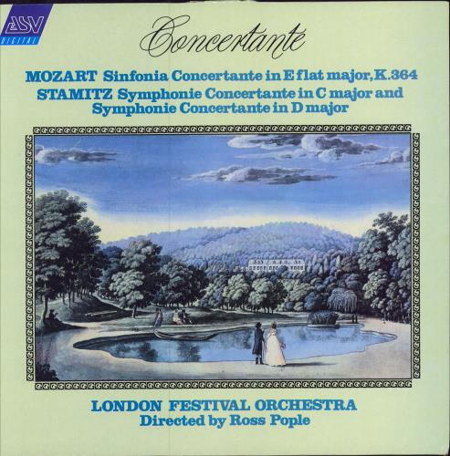 The London Festival Orchestra Mozart & Stamitz Sinfonia Concertantes vinyl LP album (LP record) UK 1HNLPMO780345
