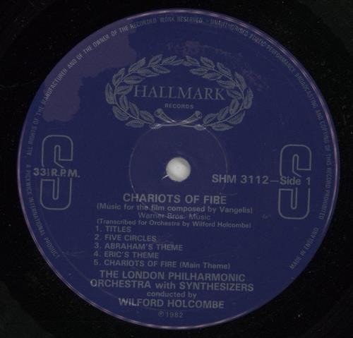 The London Philharmonic Orchestra Chariots Of Fire vinyl LP album (LP record) UK XIZLPCH400586