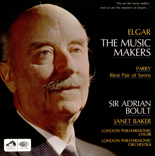 The London Philharmonic Orchestra Elgar: The Music Makers / Parry: Blest Pair of Sirens vinyl LP album (LP record) UK XIZLPEL526912