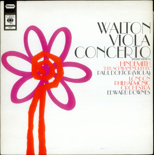 The London Philharmonic Orchestra Viola Concerto / Der Schwanendreher vinyl LP album (LP record) UK XIZLPVI537973