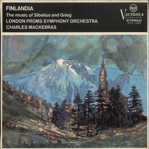 The London Proms Symphony Orchestra Finlandia: The Music Of Sibelius and Grieg vinyl LP album (LP record) UK 34JLPFI746597
