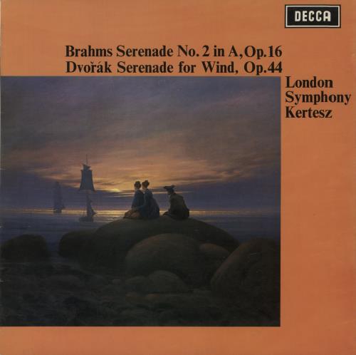 The London Symphony Orchestra Brahms: Serenade No. 2 in A, Op. 16 / Dvorak: Serenade for Wind, Op. 44 - 2nd vinyl LP album (LP record) UK LQOLPBR863948