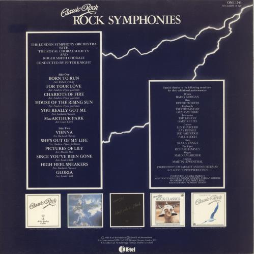 The London Symphony Orchestra Classic Rock - Rock Symphonies vinyl LP album (LP record) UK LQOLPCL664569