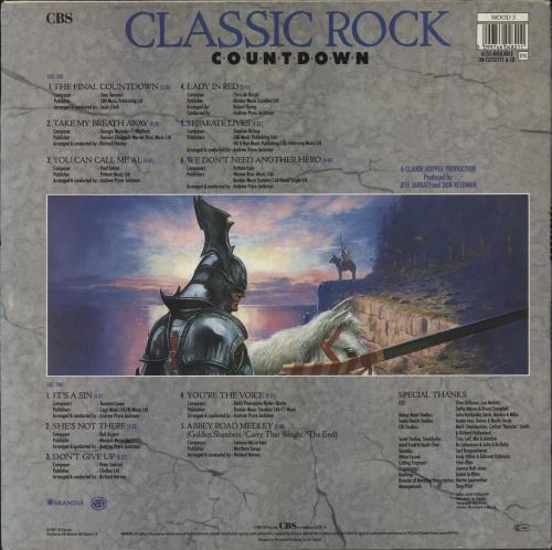 The London Symphony Orchestra Classic Rock Countdown vinyl LP album (LP record) UK LQOLPCL678287