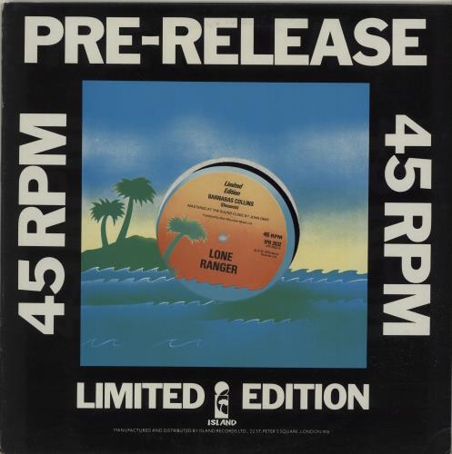 The Lone Ranger Barnabas Collins 12" vinyl single (12 inch record / Maxi-single) UK T8K12BA657423