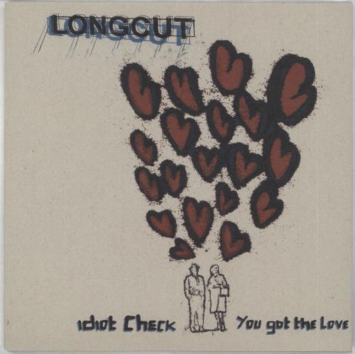 The Longcut Idiot Check 7" vinyl single (7 inch record / 45) UK CUT07ID717103