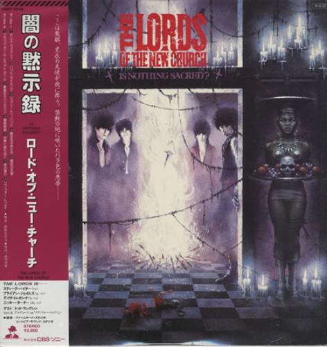 The Lords Of The New Church Is Nothing Sacred ? - Sealed vinyl LP album (LP record) Japanese LCHLPIS227515