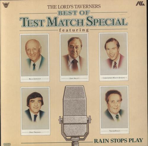 The Lord's Taverners Best Of Test Match Special vinyl LP album (LP record) UK 5HILPBE816463