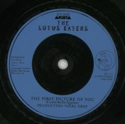 The Lotus Eaters The First Picture Of You + p/s 7" vinyl single (7 inch record / 45) UK TLE07TH39733