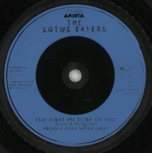 The Lotus Eaters The First Picture Of You 7" vinyl single (7 inch record / 45) UK TLE07TH882365