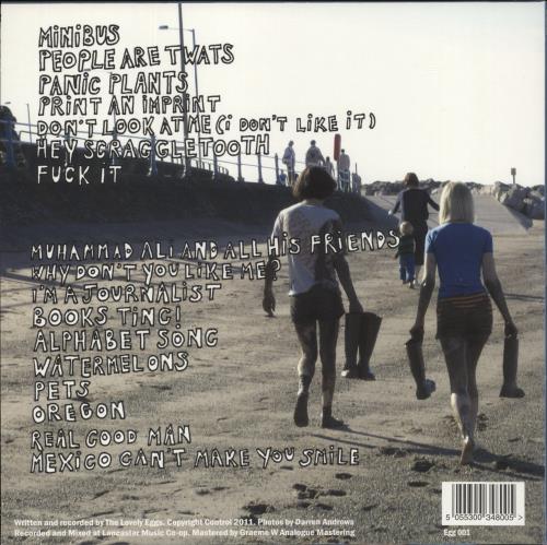 The Lovely Eggs Cob Dominos - Blue vinyl vinyl LP album (LP record) UK X1LLPCO865345