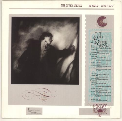 The Lover Speaks No More I Love You's - White Label 12" vinyl single (12 inch record / Maxi-single) UK TLS12NO725538