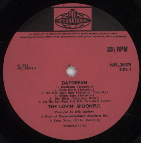 The Lovin' Spoonful Daydream - Ex vinyl LP album (LP record) UK LSPLPDA810167