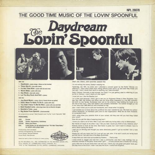 The Lovin' Spoonful Daydream - Ex vinyl LP album (LP record) UK LSPLPDA810167