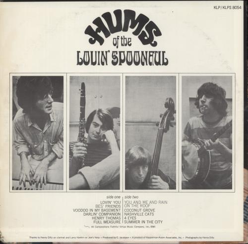The Lovin' Spoonful Hums Of The Lovin' Spoonful vinyl LP album (LP record) US LSPLPHU887165