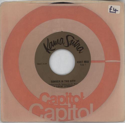 The Lovin' Spoonful Summer In The City 7" vinyl single (7 inch record / 45) UK LSP07SU764729