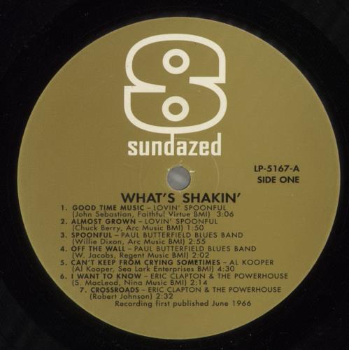 The Lovin' Spoonful What's Shakin' vinyl LP album (LP record) US LSPLPWH880486