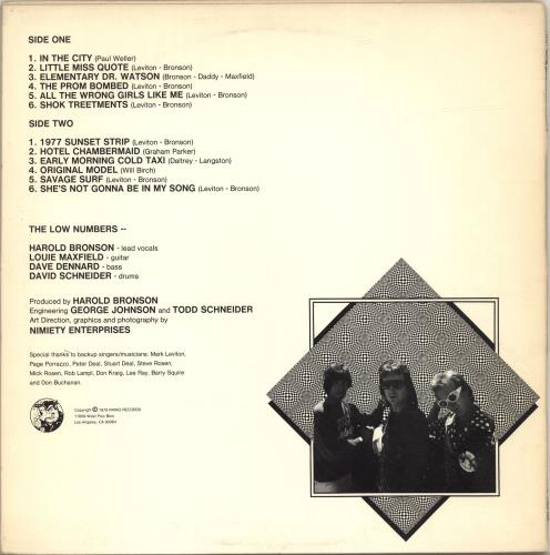 The Low Numbers Twist Again With The Low Numbers - Splatter Vinyl vinyl LP album (LP record) US YXHLPTW696162