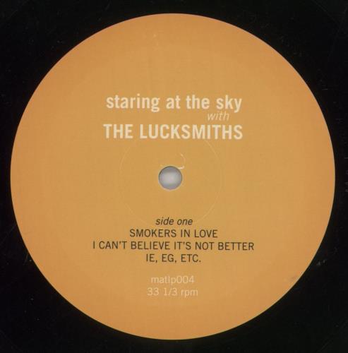 The Lucksmiths Staring At The Sky 10" vinyl single (10 inch record) US 86I10ST861652