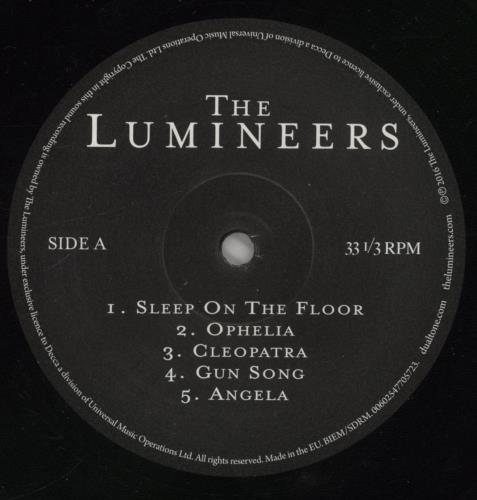 The Lumineers Cleopatra vinyl LP album (LP record) UK W7ILPCL773436