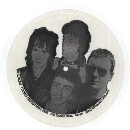 The Lurkers Fulham Fallout Firty Free - Picture Flexidisc 7" vinyl single (7 inch record / 45) UK LRK07FU737088