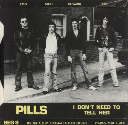 The Lurkers I Don't Need To Tell Her - Nigel Sleeve 7" vinyl single (7 inch record / 45) UK LRK07ID867660