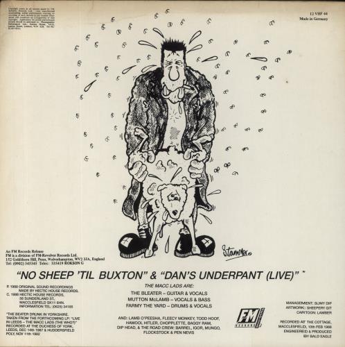 The Macc Lads Pie Taster 12" vinyl single (12 inch record / Maxi-single) UK TMD12PI113028