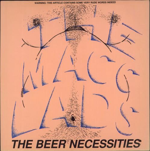 The Macc Lads The Beer Necessities vinyl LP album (LP record) UK TMDLPTH824668