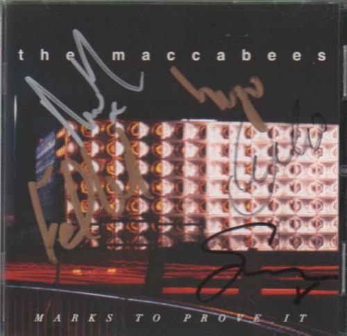 The Maccabees Marks To Prove It - Autographed CD album (CDLP) UK EE5CDMA662014