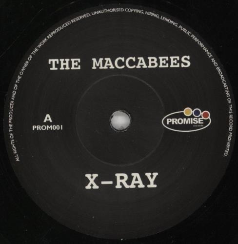 The Maccabees X-Ray 7" vinyl single (7 inch record / 45) UK EE507XR452840