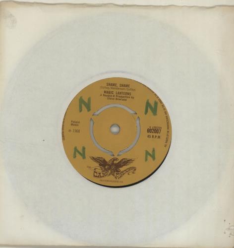The Magic Lanterns Shame, Shame - WOL 7" vinyl single (7 inch record / 45) UK AGM07SH685280