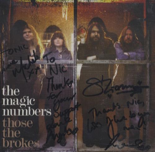 The Magic Numbers Those The Brokes - Autographed CD album (CDLP) US TM8CDTH431279