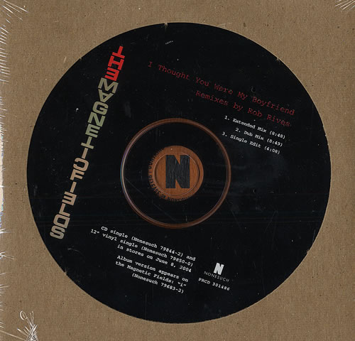 The Magnetic Fields I Thought You Were My Boyfriend - Remixes CD single (CD5 / 5") US TJLC5IT479547