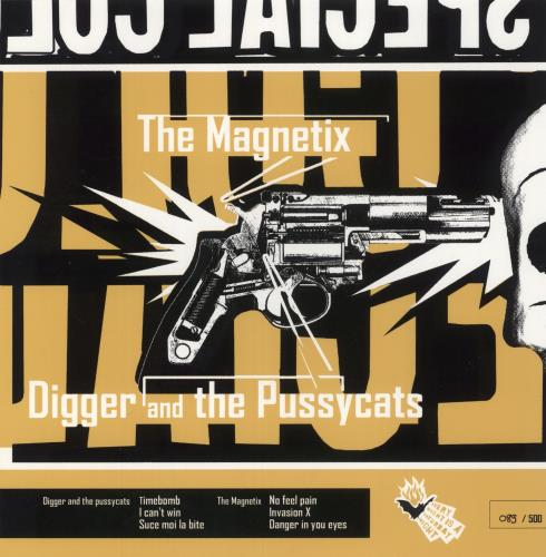 The Magnetix Split 10'' 10" vinyl single (10 inch record) French -VE10SP890303