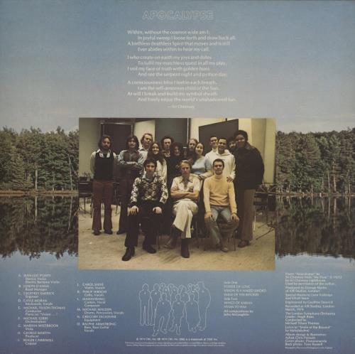 The Mahavishnu Orchestra Apocalypse vinyl LP album (LP record) UK MHVLPAP250991