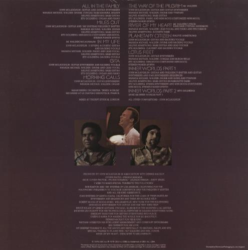 The Mahavishnu Orchestra Inner Worlds vinyl LP album (LP record) UK MHVLPIN318952