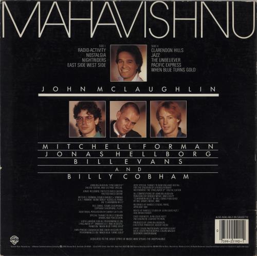 The Mahavishnu Orchestra Mahavishnu vinyl LP album (LP record) US MHVLPMA754618