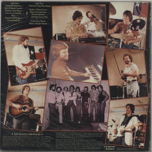 The Maines Brothers Amarillo Highway vinyl LP album (LP record) UK 22GLPAM763182