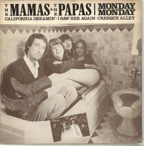 The Mama's And The Papa's Monday Monday 7" vinyl single (7 inch record / 45) UK M&P07MO401521