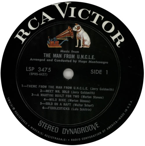 The Man From U.N.C.L.E. Music From The Man From U.N.C.L.E. vinyl LP album (LP record) US MFULPMU592792