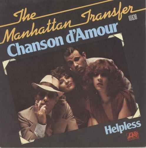 The Manhattan Transfer Chanson D' Amour 7" vinyl single (7 inch record / 45) French MNH07CH709900