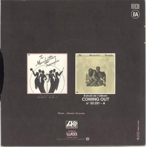 The Manhattan Transfer Chanson D' Amour 7" vinyl single (7 inch record / 45) French MNH07CH709900