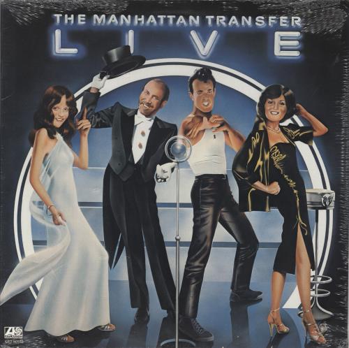 The Manhattan Transfer Live vinyl LP album (LP record) Canadian MNHLPLI852152